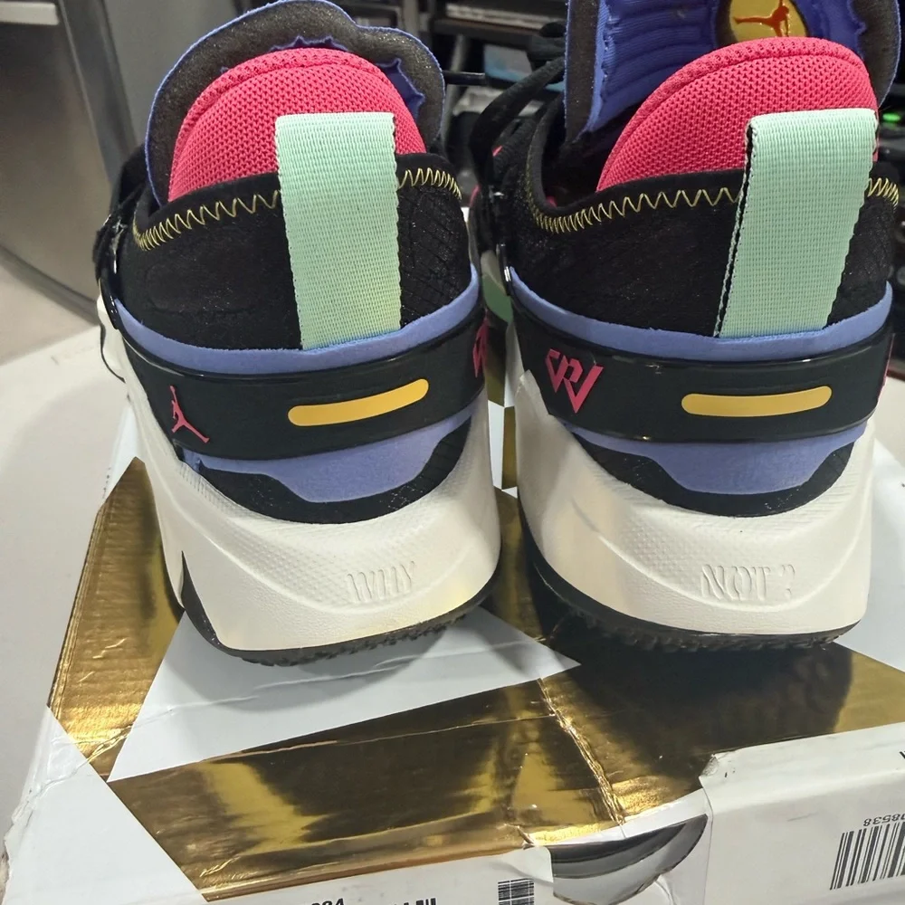 Jordan Why Not .5 Hype Music Black , Pink , White & Blue Size 10 Men New